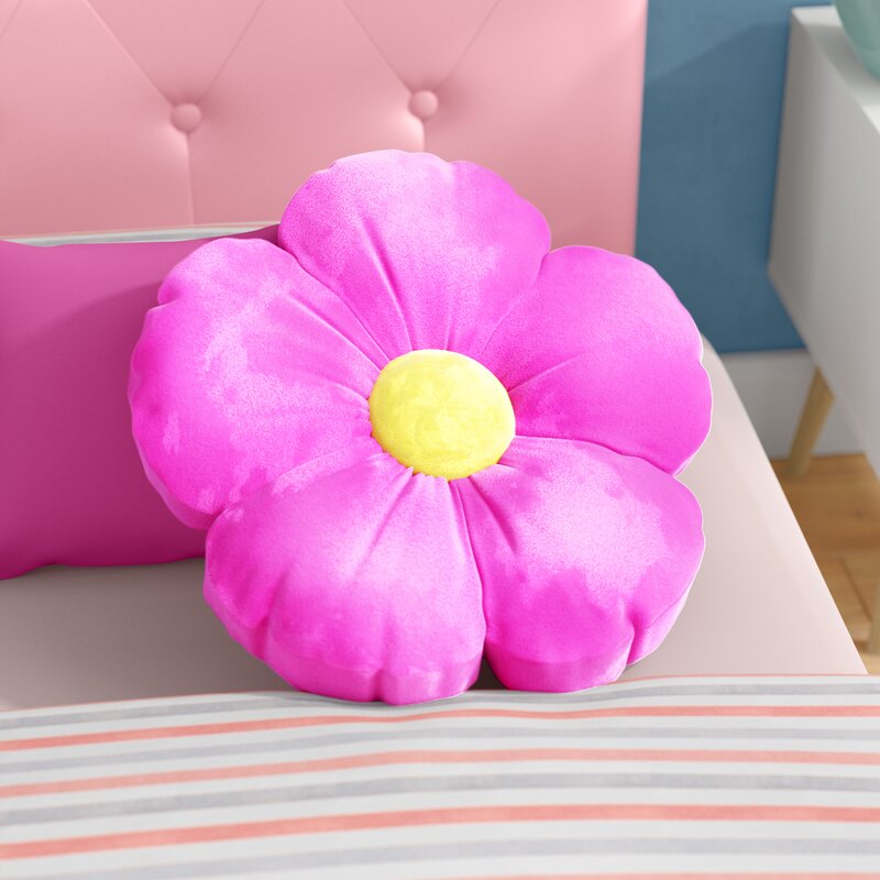 butterfly craze daisy flower plush floor pillow